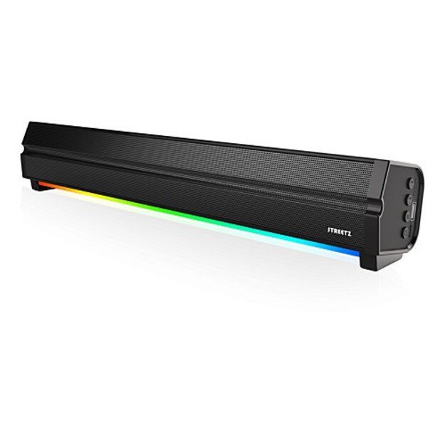 Bluetooth kolonėlė STREETZ, su RGB, micro SD / SB100-BLK / 6612035 11