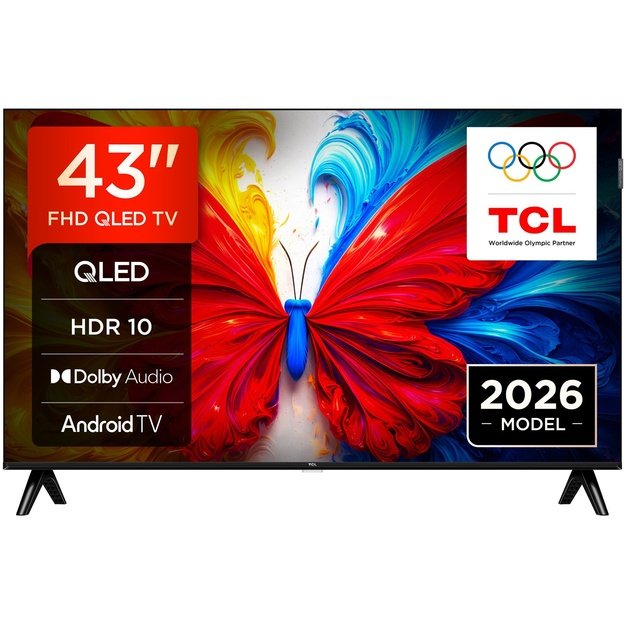TCL S5L 43S5L TV 109.2 cm (43 ) Full HD Smart TV Wi-Fi Black 300 cd/m&sup2;