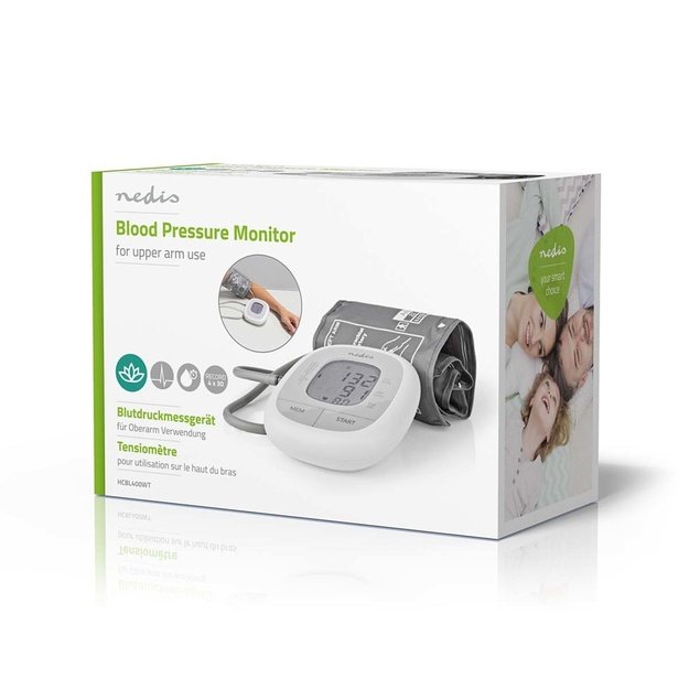Nedis HCBL400WT blood pressure unit Upper arm Automatic