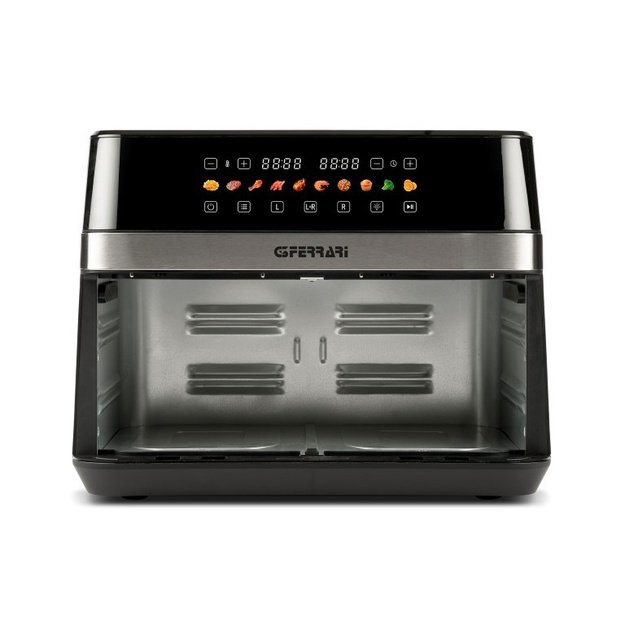 G3 Ferrari G10223 fryer Double 12 L Stand-alone 2200 W Hot air fryer Black, Stainless steel