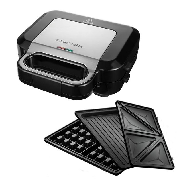 Russell Hobbs 26810-56 sandwich maker 750 W Black, Stainless steel