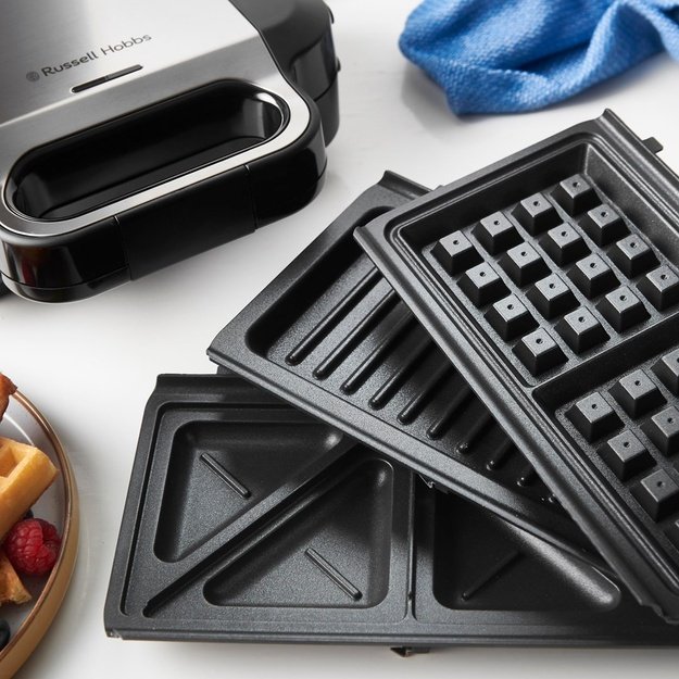 Russell Hobbs 26810-56 sandwich maker 750 W Black, Stainless steel