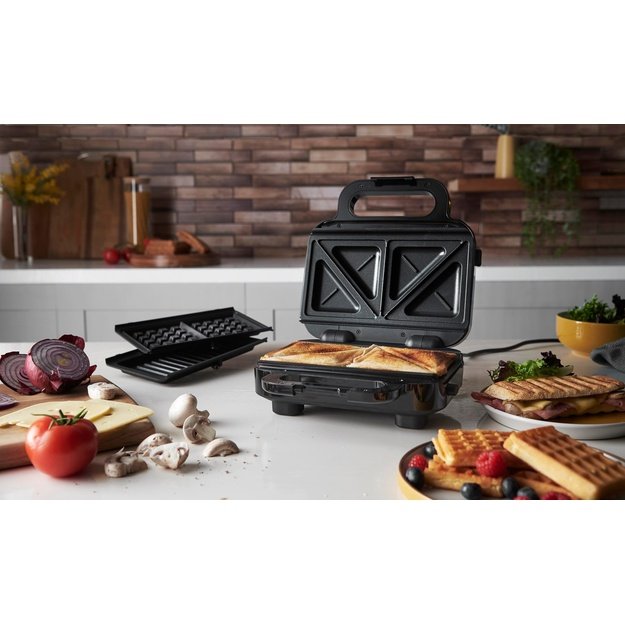 Russell Hobbs 26810-56 sandwich maker 750 W Black, Stainless steel