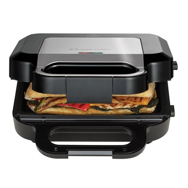 Russell Hobbs 26810-56 sandwich maker 750 W Black, Stainless steel