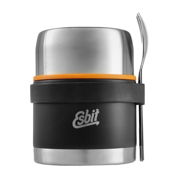 Thermos  Esbit Classic Food Jug with Cutlery Set 0,5L - black