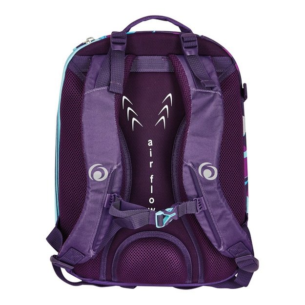 Herlitz Ultimate CamoPurple backpack School backpack Blue, Purple Polyester