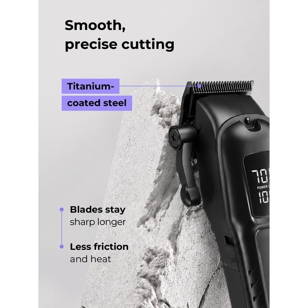 Ray Battler RB 6920 Hair Clipper + 6 Guide Combs