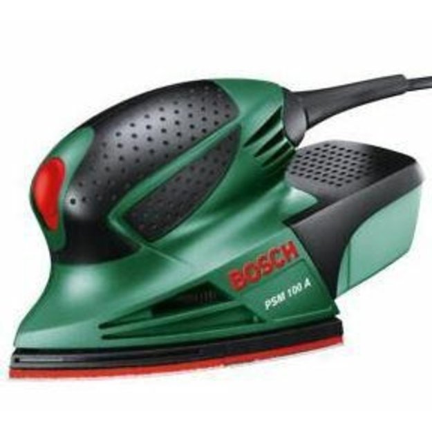 Bosch PSM 100 A Multi sander 26000 OPM Black, Green, Red