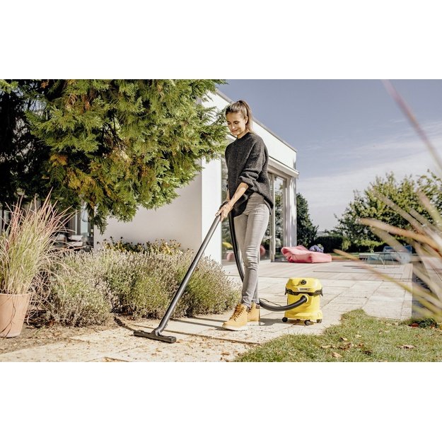 K&auml;rcher 1.628-009.0 dust extractor Black, Yellow 12 L 1000 W