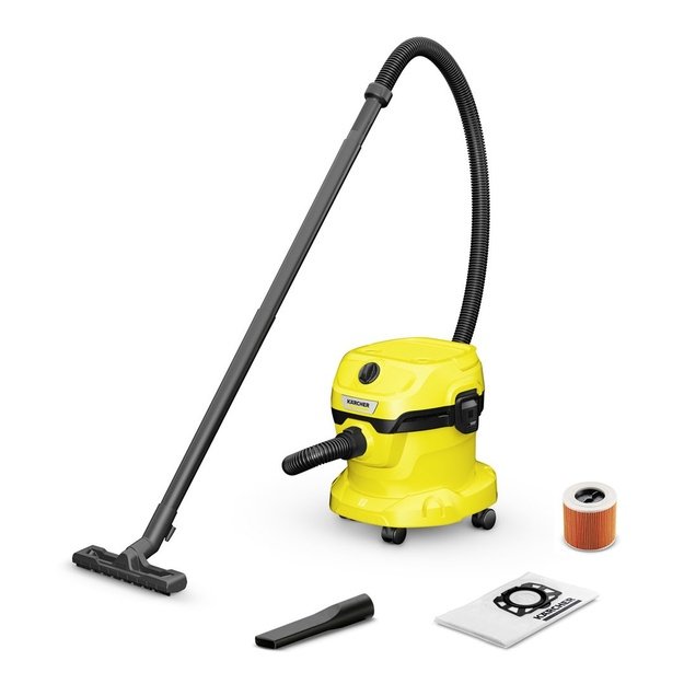 K&auml;rcher 1.628-009.0 dust extractor Black, Yellow 12 L 1000 W