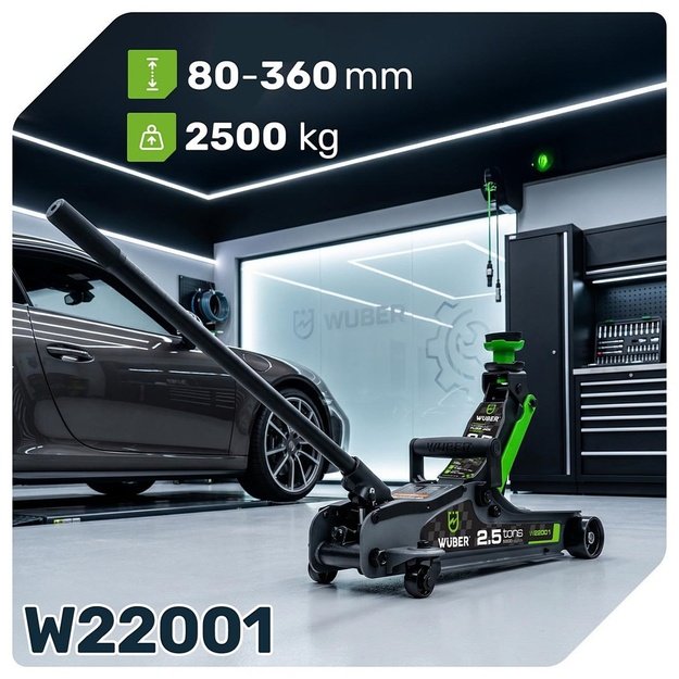 WUBER W22001 low-profile car jack 90-360mm 2.5T