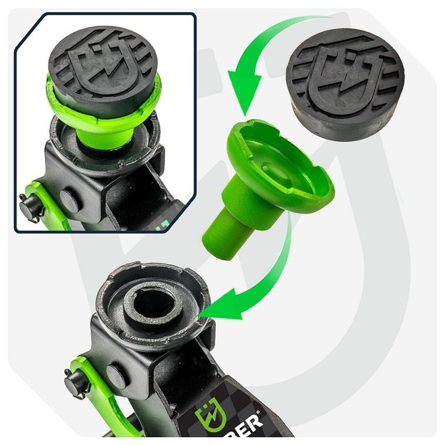 WUBER W22001 low-profile car jack 90-360mm 2.5T