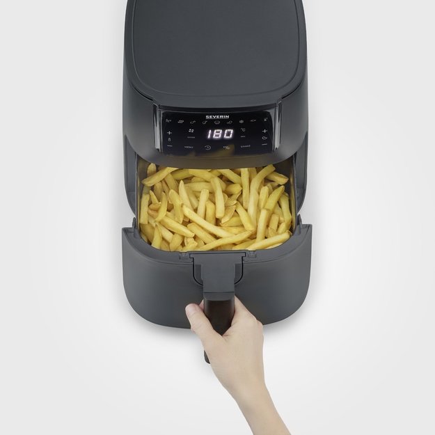 Severin FR 2461 Single 4 L Stand-alone 1300 W Hot air fryer Black