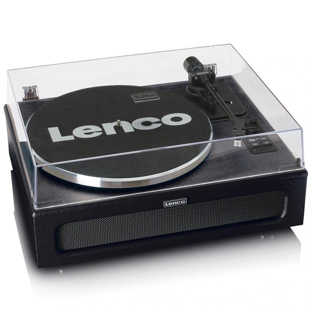 Lenco LS-430BK audio turntable Belt-drive audio turntable Black