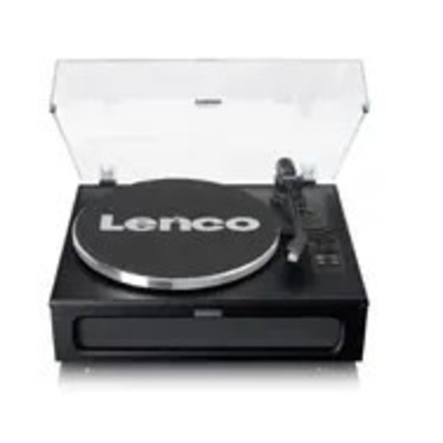 Lenco LS-430BK audio turntable Belt-drive audio turntable Black