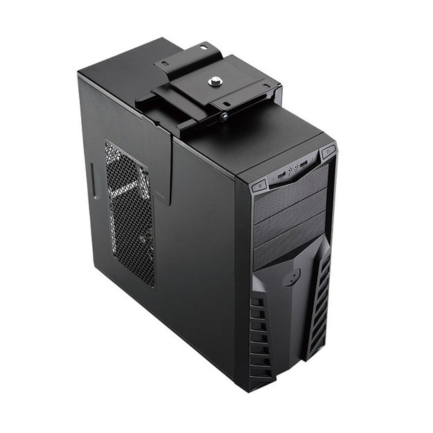 LogiLink EO0030 CPU holder Under desk CPU holder Black