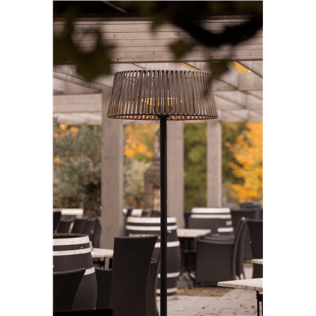 SUNRED | Heater | ARTIX M-SO BROWN, Corda Bright Standing | Infrared | 2100 W | Brown | IP44
