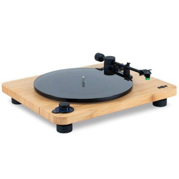 The House Of Marley EM-JT010-SB audio turntable Belt-drive audio turntable Black, Wood