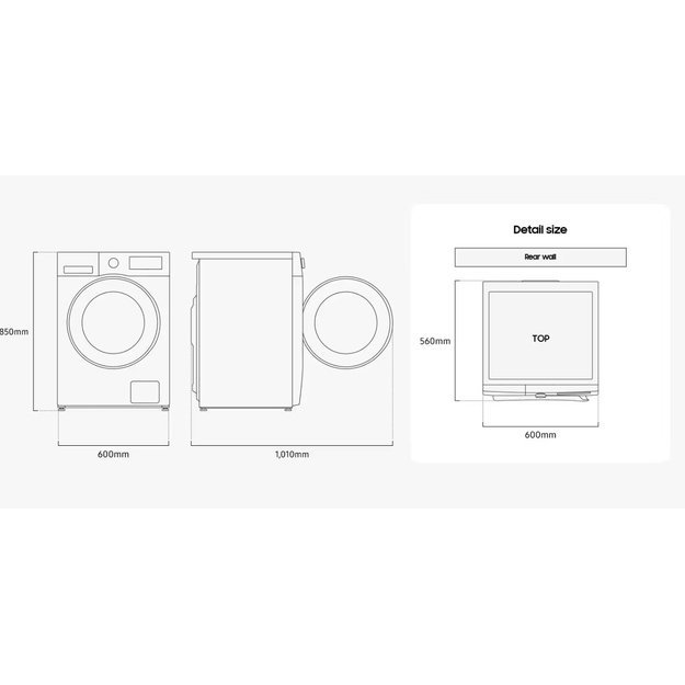 SAMSUNG WW90DG5G34AELE