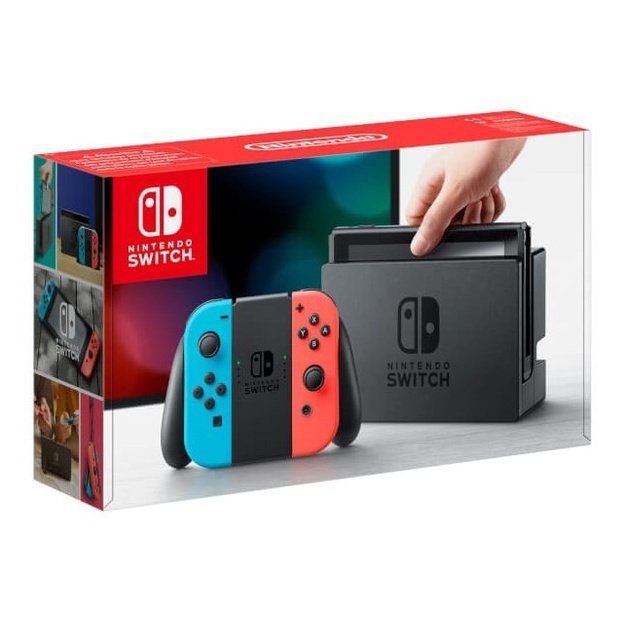 Nintendo Switch Joy‑Con portable game console 15.8 cm (6.2 ) 32 GB Wi-Fi Black, Blue, Red