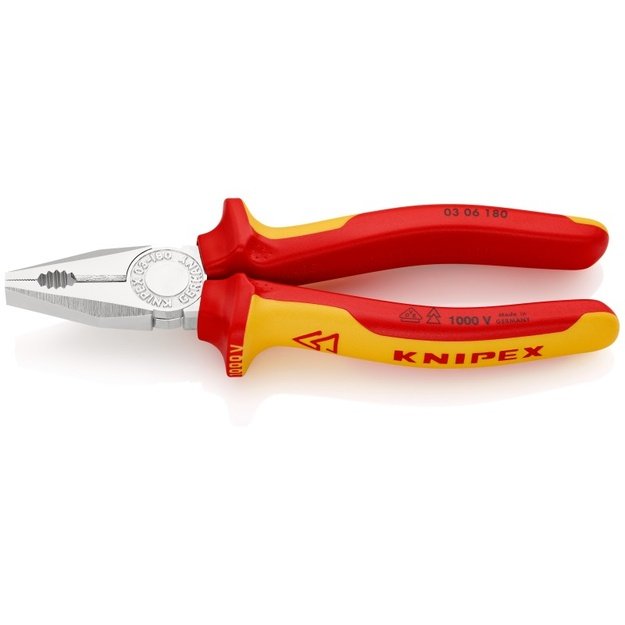 Kombinuotos replės elektrikams KNIPEX 0306180