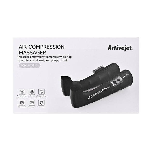 Activejet ACM-PLUS-A1 M lymphatic compression massager for legs