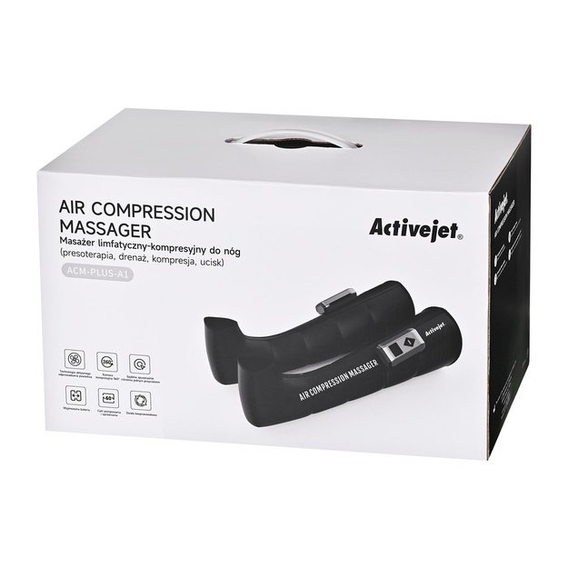 Activejet ACM-PLUS-A1 M lymphatic compression massager for legs