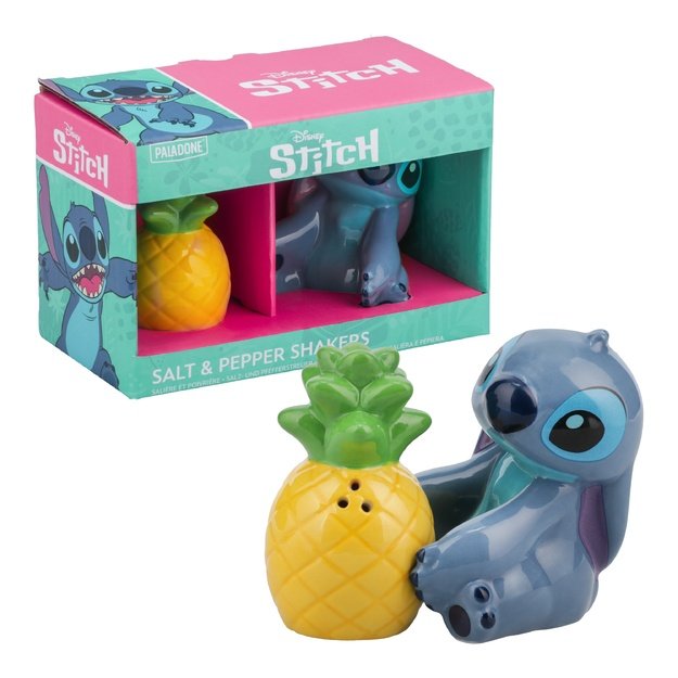 Paladone Disney Stitch And Pineapple Salt and Pepper Shakers