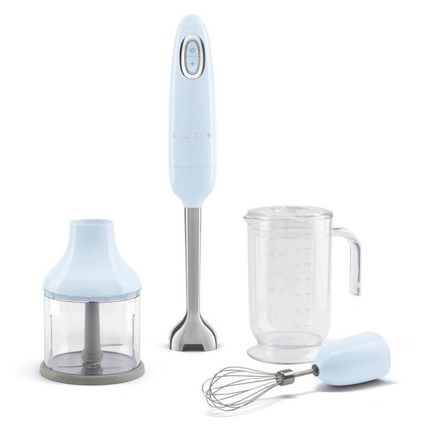 Smeg HBF03PBEU blender Immersion blender 700 W Light Blue, Stainless steel