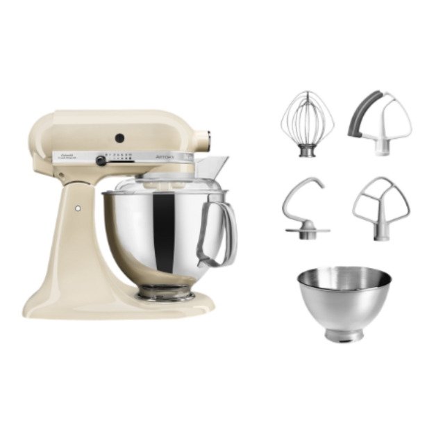 KitchenAid Artisan Elegance Stand Mixer | 5KSM175PSEAC | 300 W | Number of speeds 10 | Bowl capacity 4.8 L | Almond Cream 9