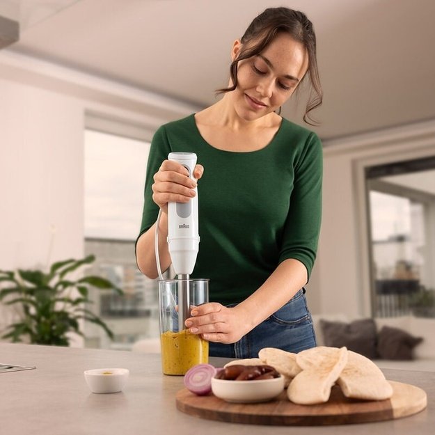 Braun | Hand Blender | MQ50001MWH | Hand Blender | 1000 W | Number of speeds 21 | White