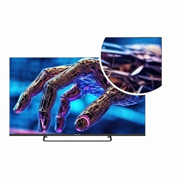 Manta MATV002LUV50 50  Smart VIDAA TV LED 4K UHD with S2 DVBT2 H Set-Top Box.265/HEVC BT HDR Wi-Fi