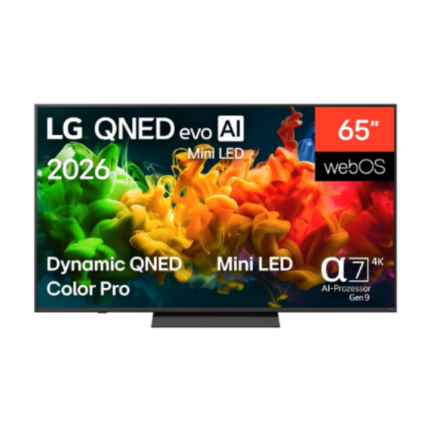 LG QNED 4K evo AI Mini LED TV | 65QNED8EB3B | 65 | Smart TV | webOS | UHD | Black