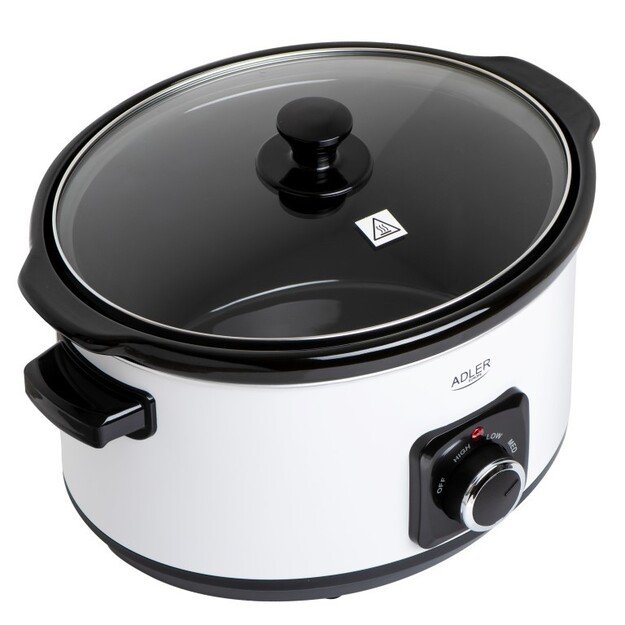 Adler AD 6413W Slow cooker 5.8 l White 4