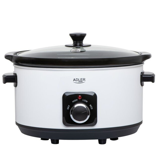 Adler AD 6413W Slow cooker 5.8 l White