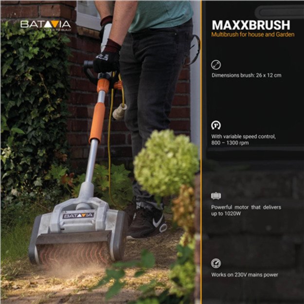 Batavia B.V. Maxxbrush 1020W Multi-Brush 26cm, Spiral Brush (Green) | 1020 W 1