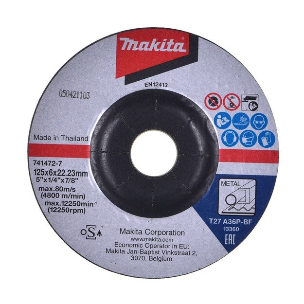 Kampinis &scaron;lifuoklis 125mm 840W 9558HNR MAKITA 1