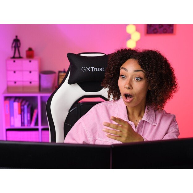 Trust GXT 714 RUYA Universal gaming chair Black, White 3