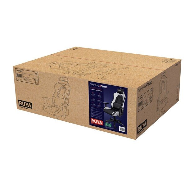 Trust GXT 714 RUYA Universal gaming chair Black, White 5