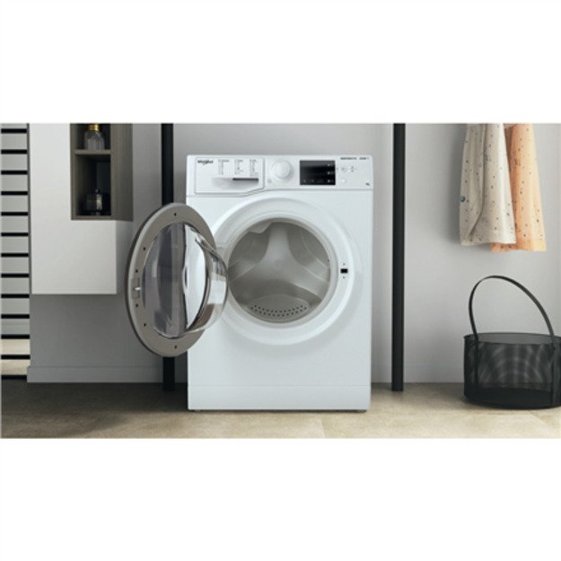 Whirlpool Washing machine | WRSB 7259 WB EU | Energy efficiency class B | Front loading | Washing capacity 7 kg | 1200 RPM | 2