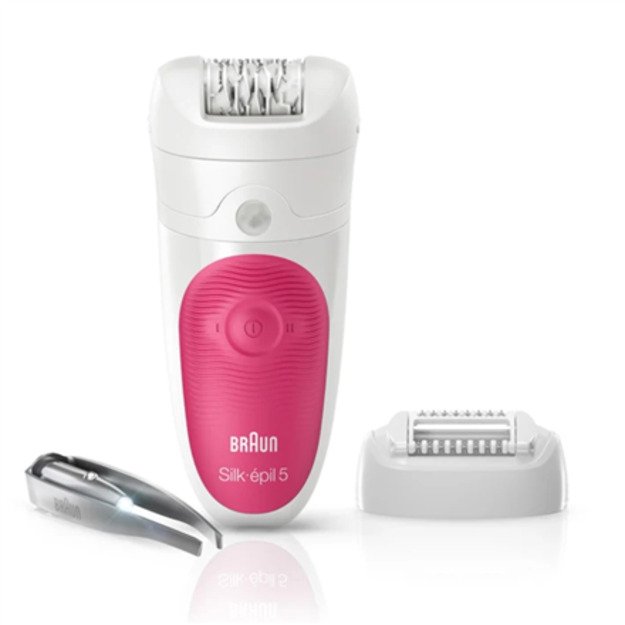 Braun | Epilator | Silk-&eacute;pil 5 SE5500 | Operating time (max) 30 min | Bulb lifetime (flashes) Not applicable | Number of power  2