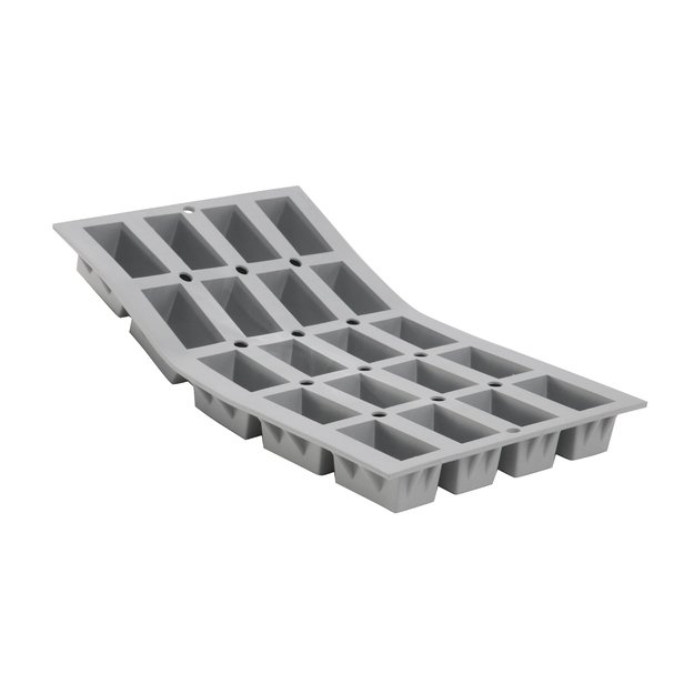 20-cakes tin, 30x17.6 cm, Elastomoule