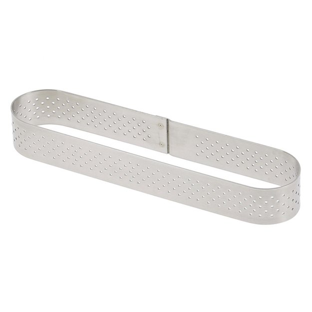 Confectionery rim, Oval, perforated, 14.5 x3.5x2 cm
