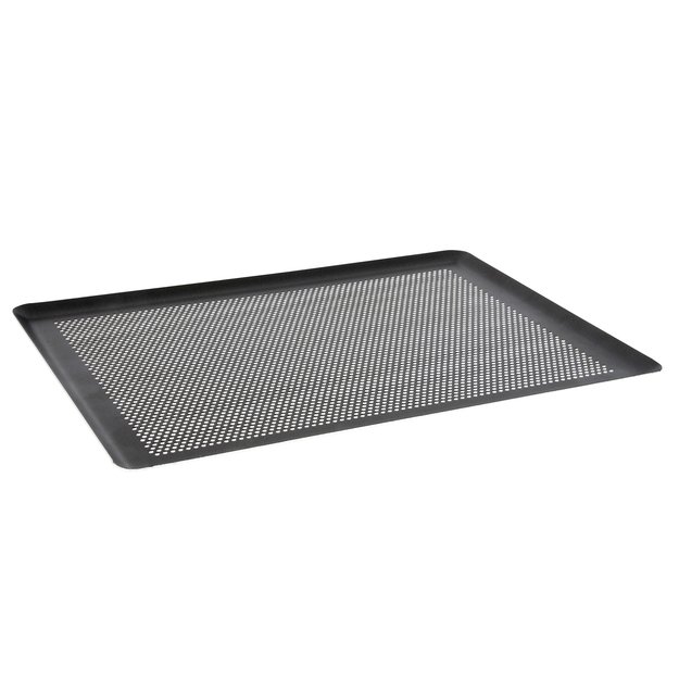 Baking tray GN 1/1, perforated, Non-Stick, angled edges