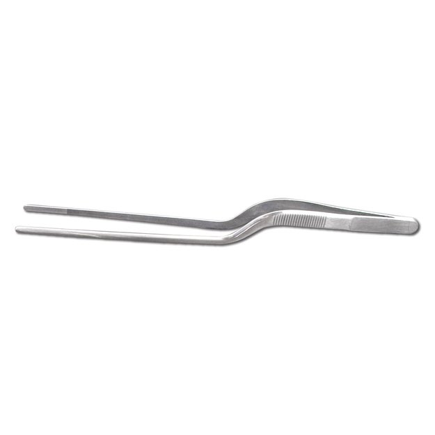 Kitchen tweezers, 16 cm, angled