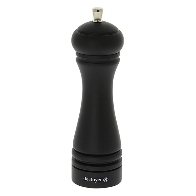 Salt grinder, 18 cm, black matt, Java