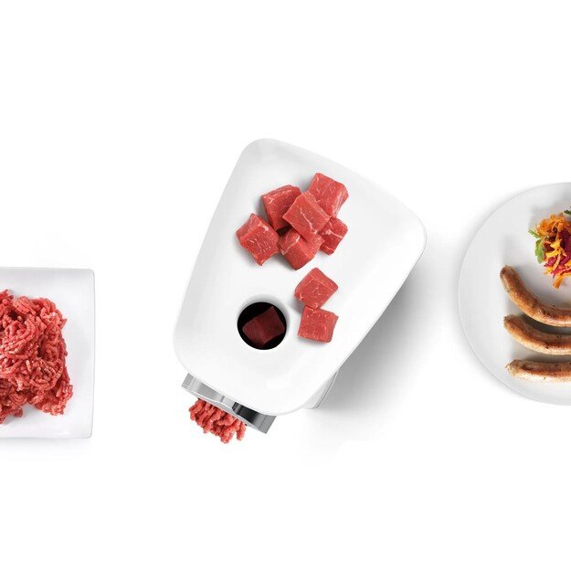 Bosch MFW2520W mincer 1500 W Stainless steel, White 2