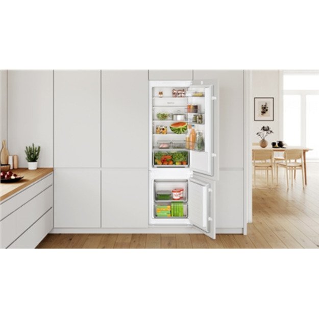 Bosch Serie 2 KIV87NSE0 fridge-freezer Built-in 270 L E White 3
