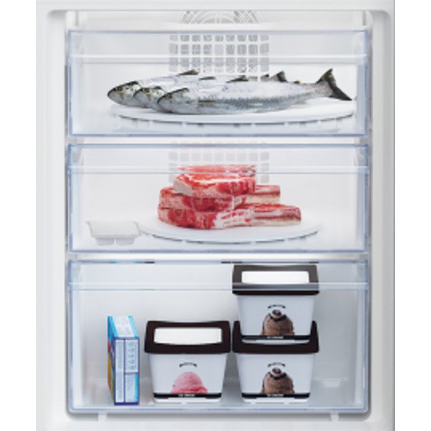 BEKO Refrigerator | BCHA275K41SN | Energy efficiency class E | Built-in | Combi | Height 177.5 cm | No Frost system | Fridge net 2