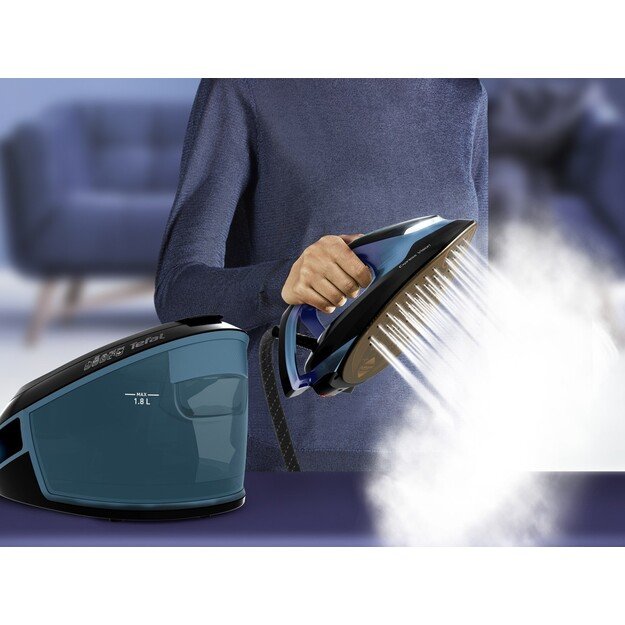 Tefal Express Vision SV8151 2800 W 1.8 L Durilium AirGlide Autoclean soleplate Blue, Black 5